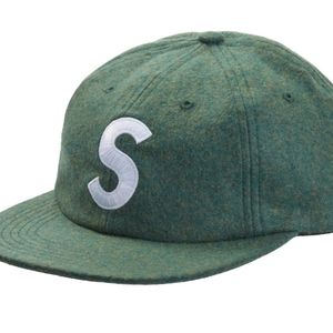 Supreme Wool S Logo 6-Panel FW2019 Green Hat